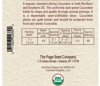 Cucumber Marketmore 76