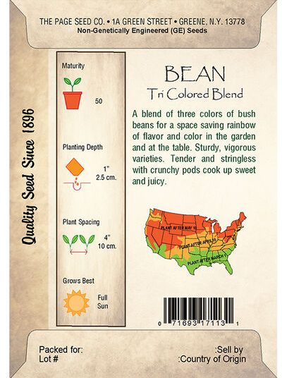 Beans, Tri Colored Blend
